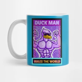 DUCK MAN RULES THE WORLD Mug